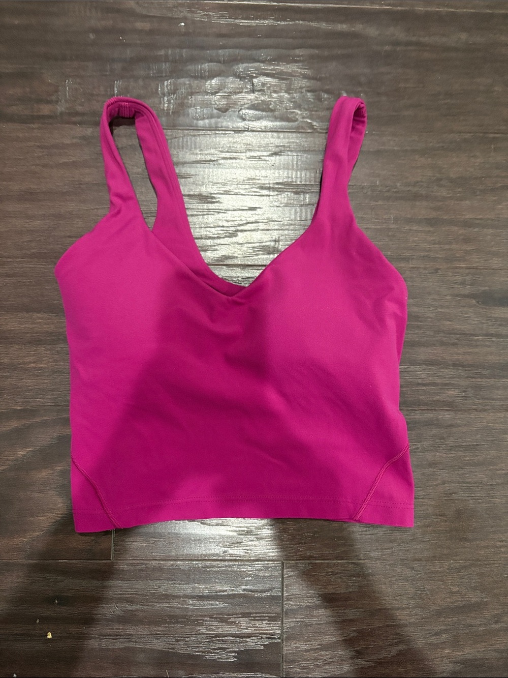 Lululemon Align Tank Fuchsia Sculpting Crop Tank Top
